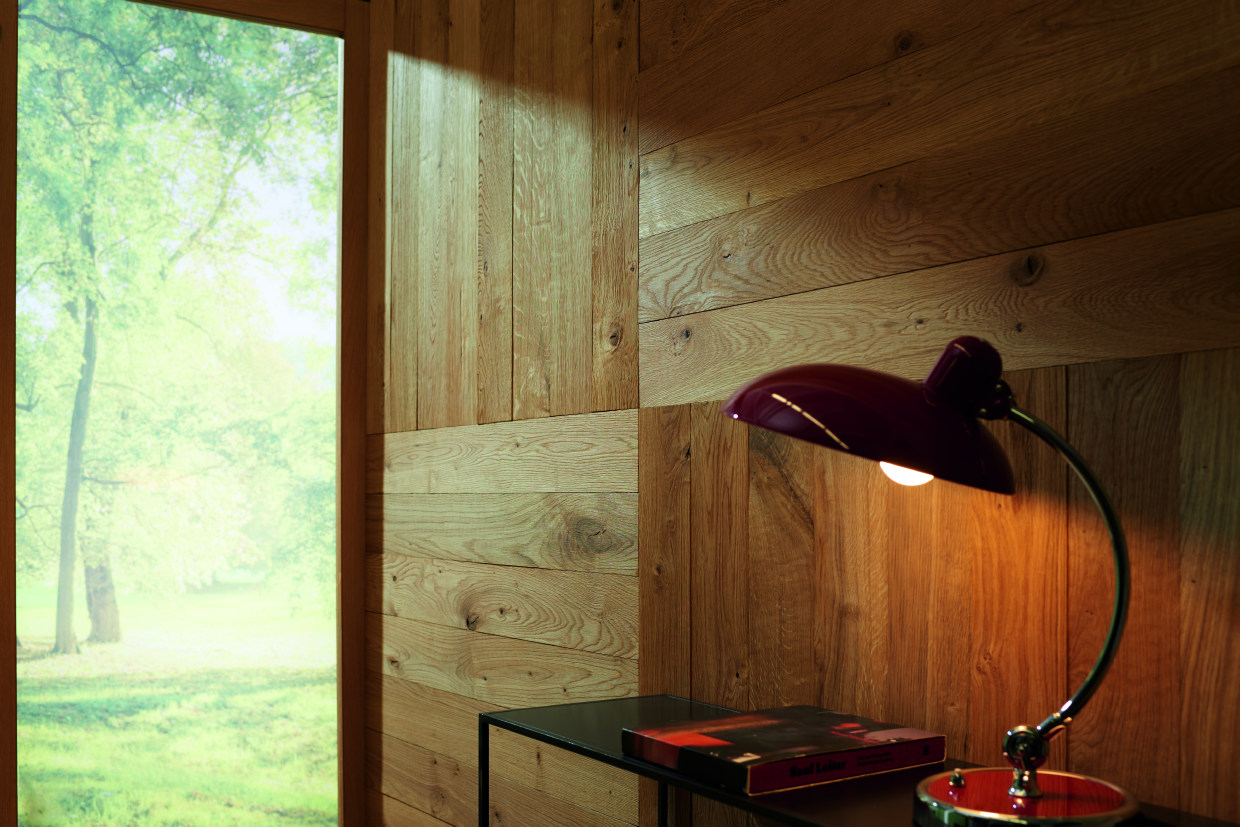 Деревянные стеновые панели Haro Wall Patagonia Дуб River 535 625 1000×120×11,2 фото в интерьере